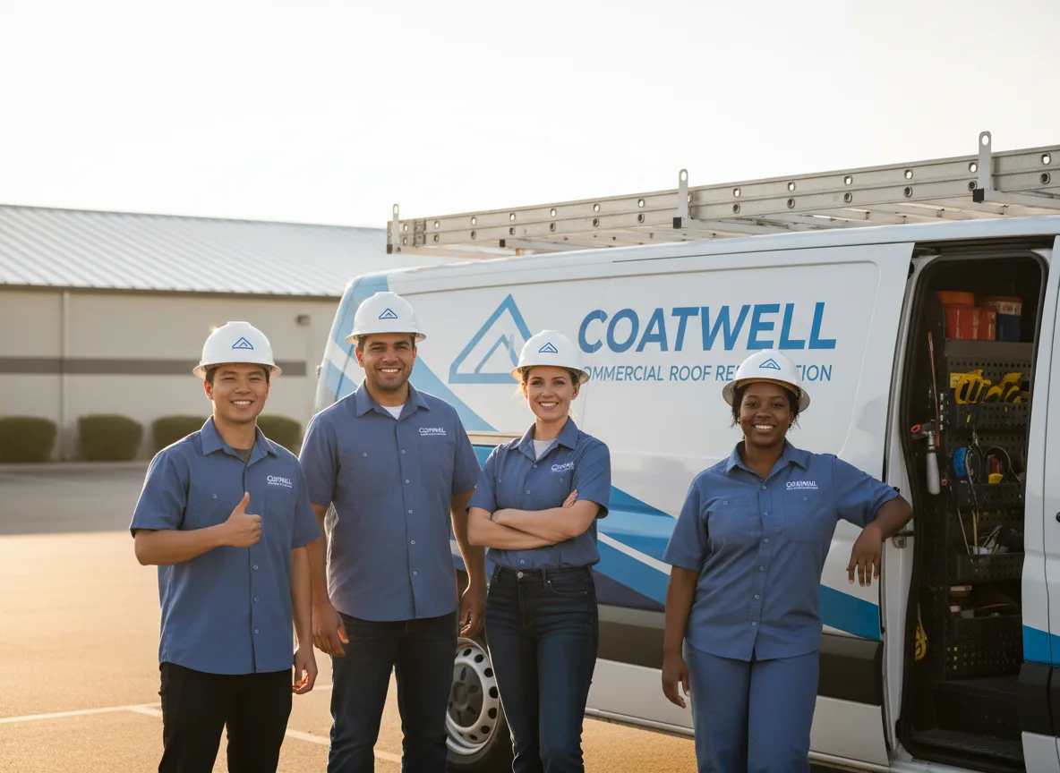 Commercial roof coating company in Rushmore, MN